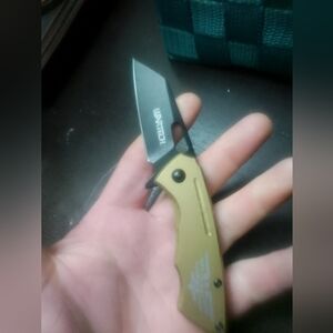 Wartech Folding Utility Knife in Bronze Handle